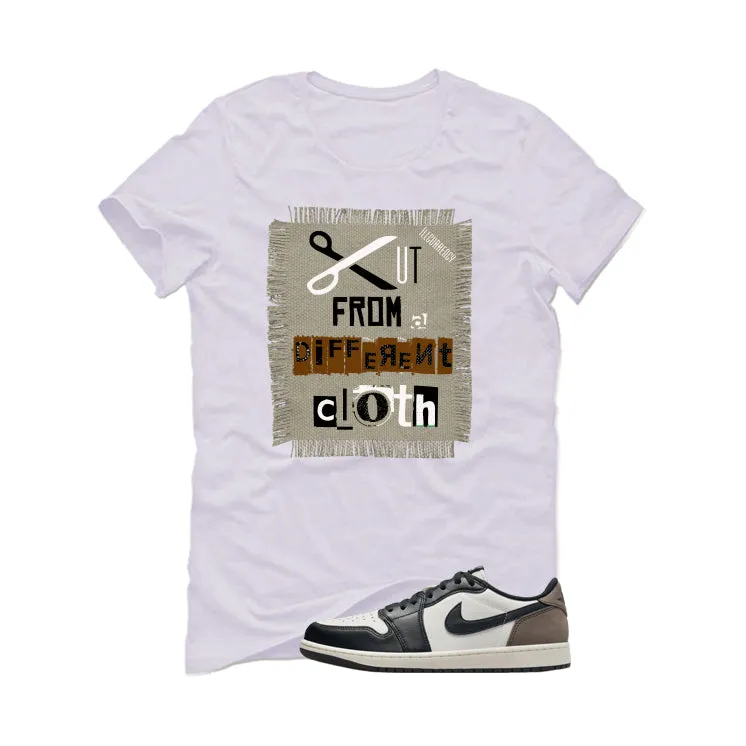 Air Jordan 1 Low OG Mocha White T-Shirt (Cut from a different cloth)| illcurrency