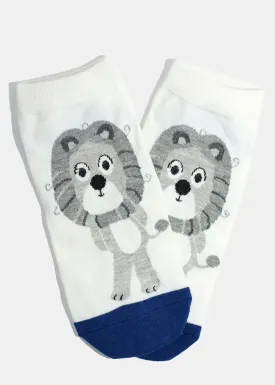 Animal Print Low Cut Socks