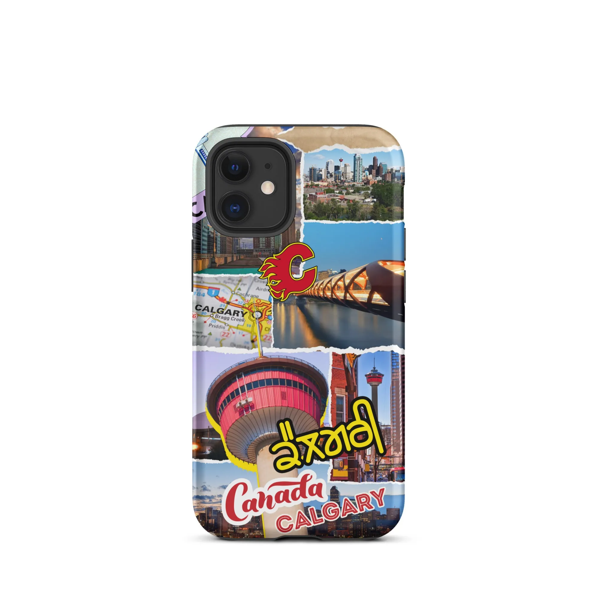 Calgary Collage Premium iPhone Case