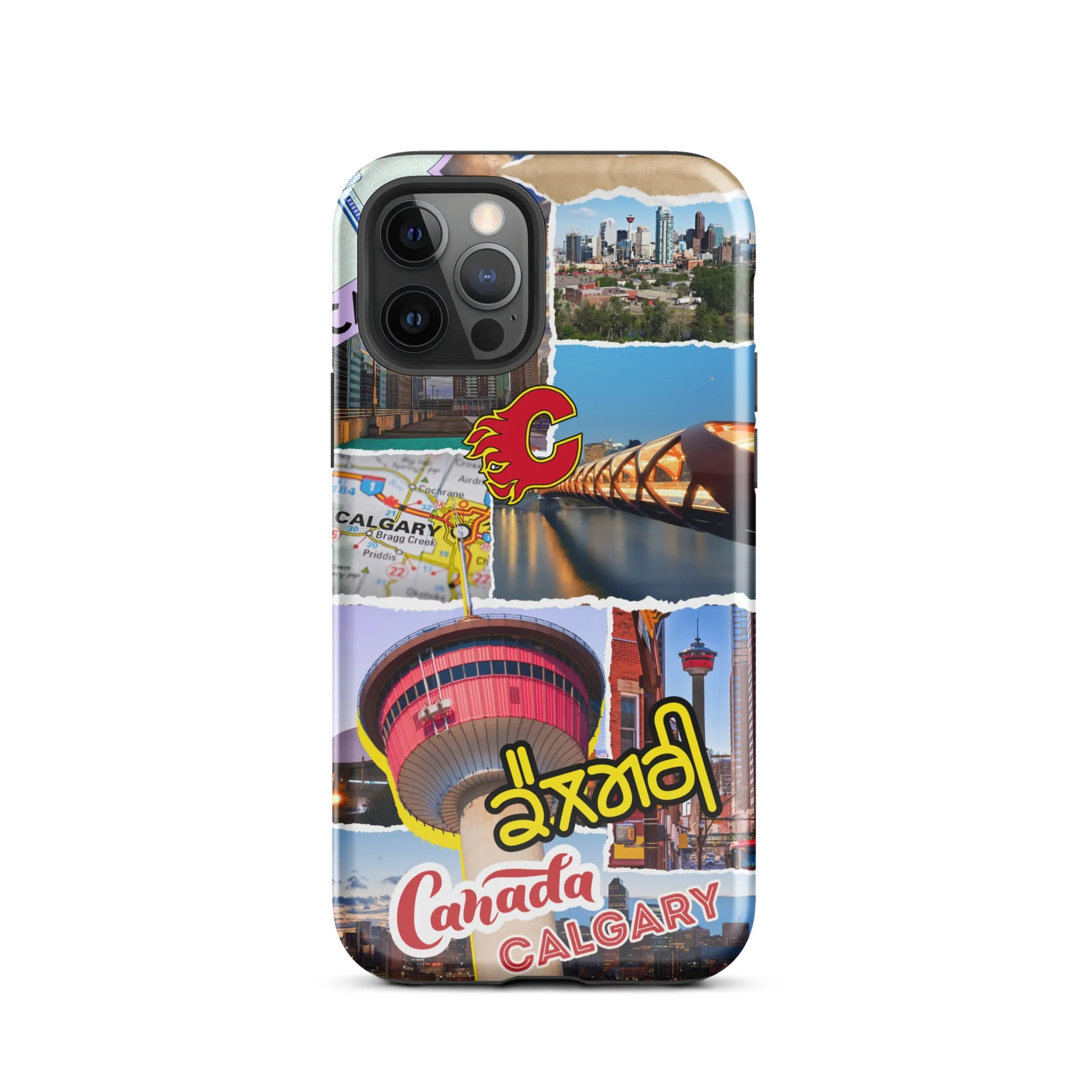 Calgary Collage Premium iPhone Case