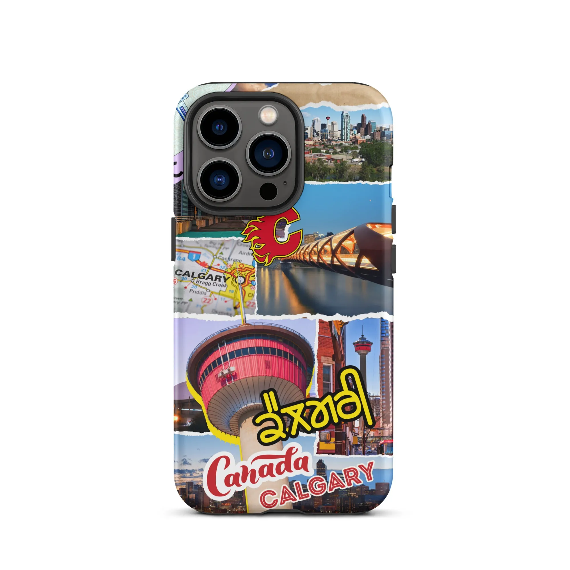 Calgary Collage Premium iPhone Case