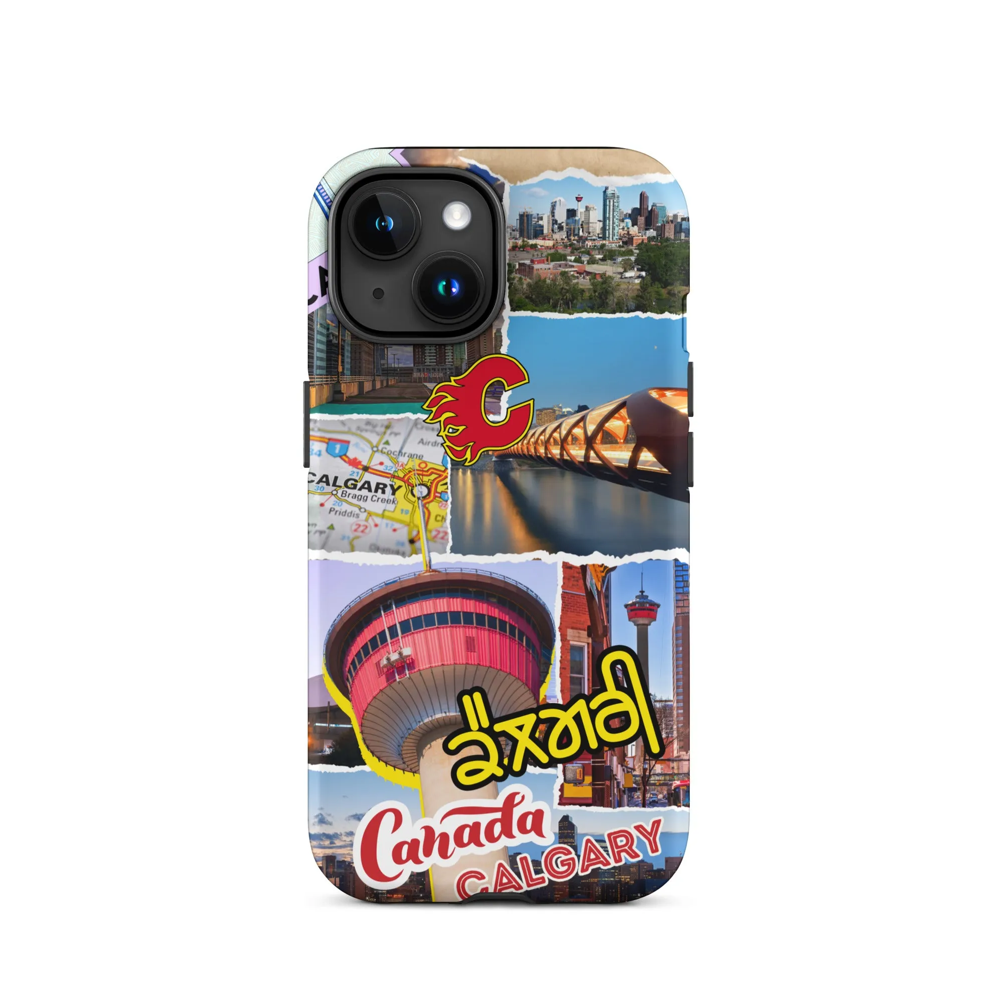 Calgary Collage Premium iPhone Case