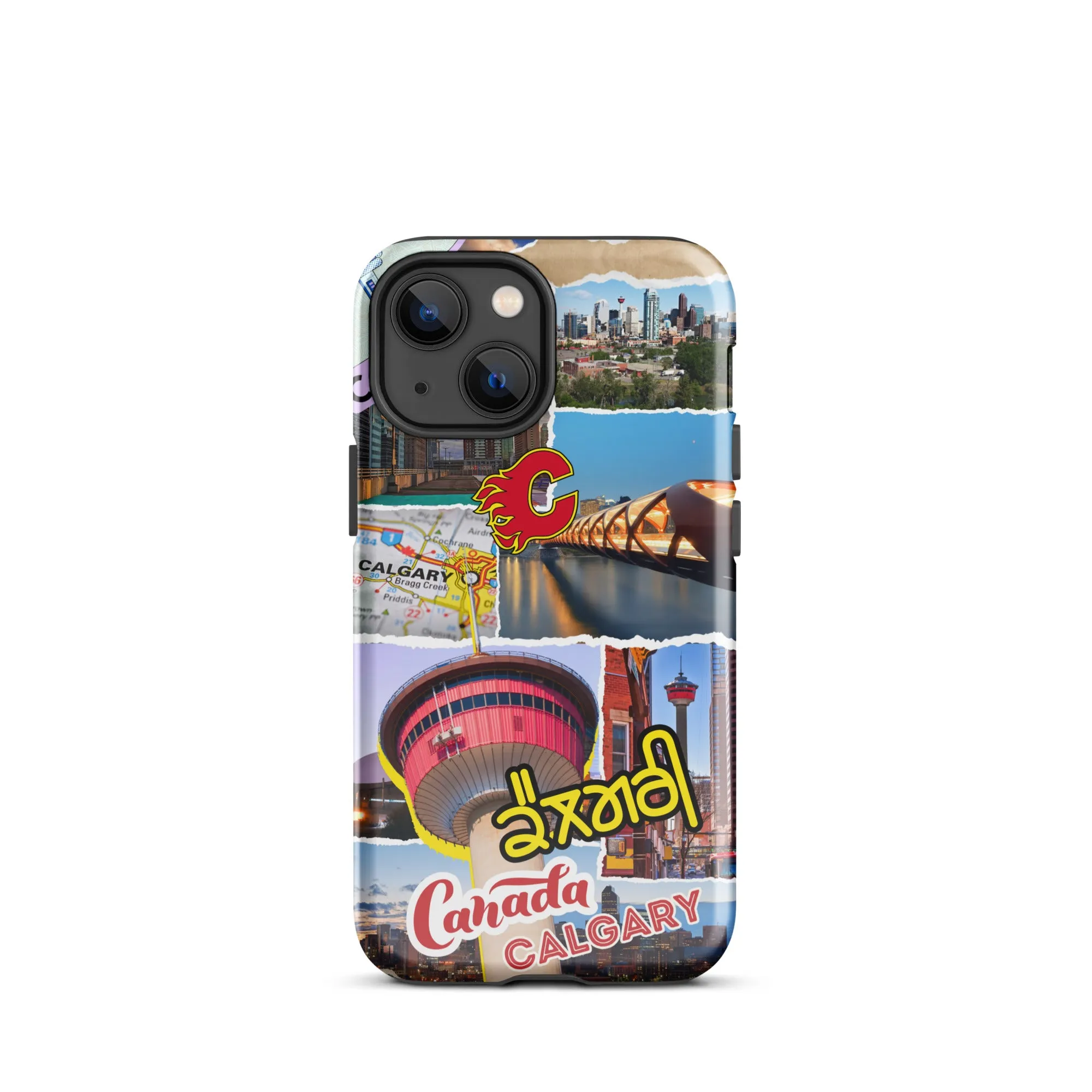 Calgary Collage Premium iPhone Case