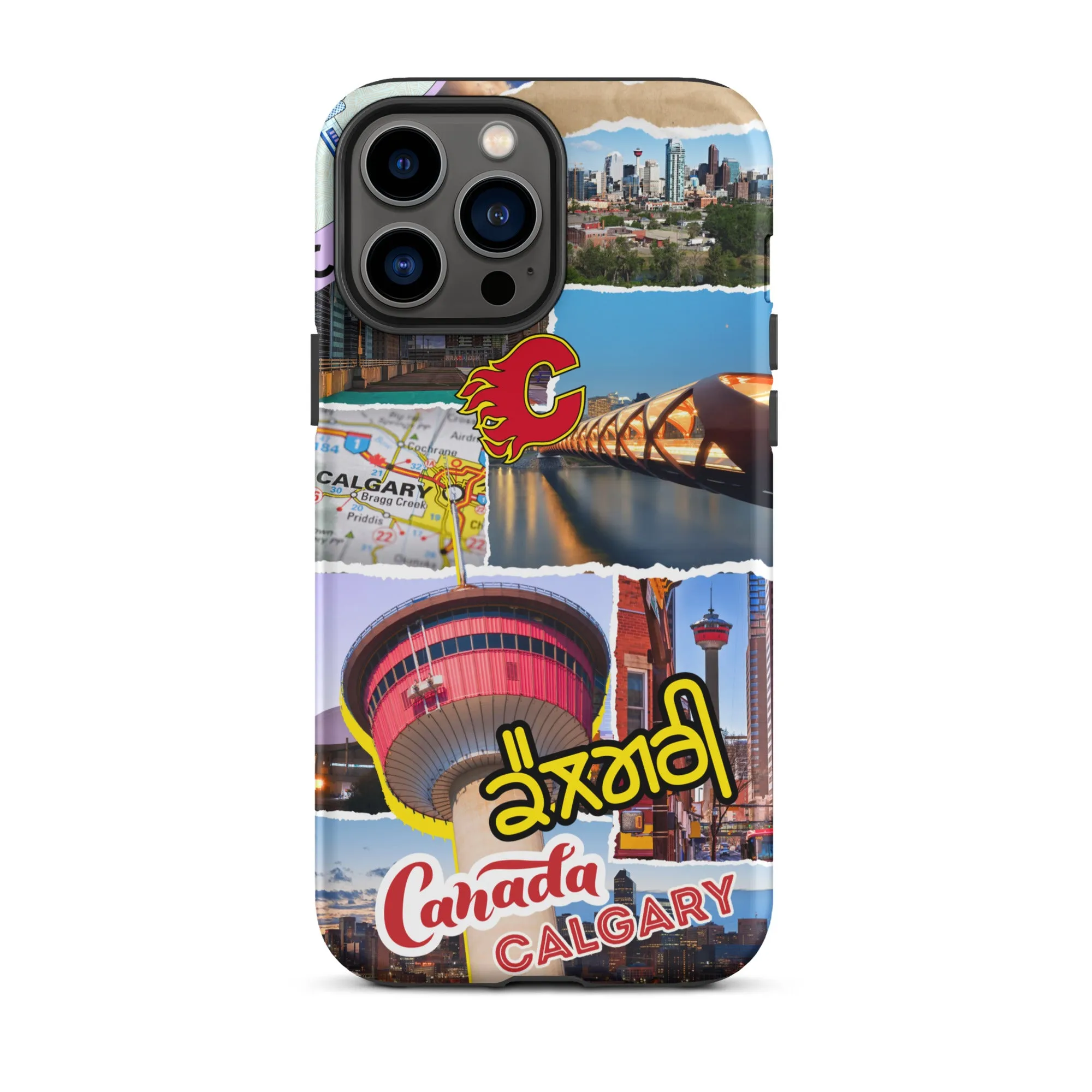 Calgary Collage Premium iPhone Case