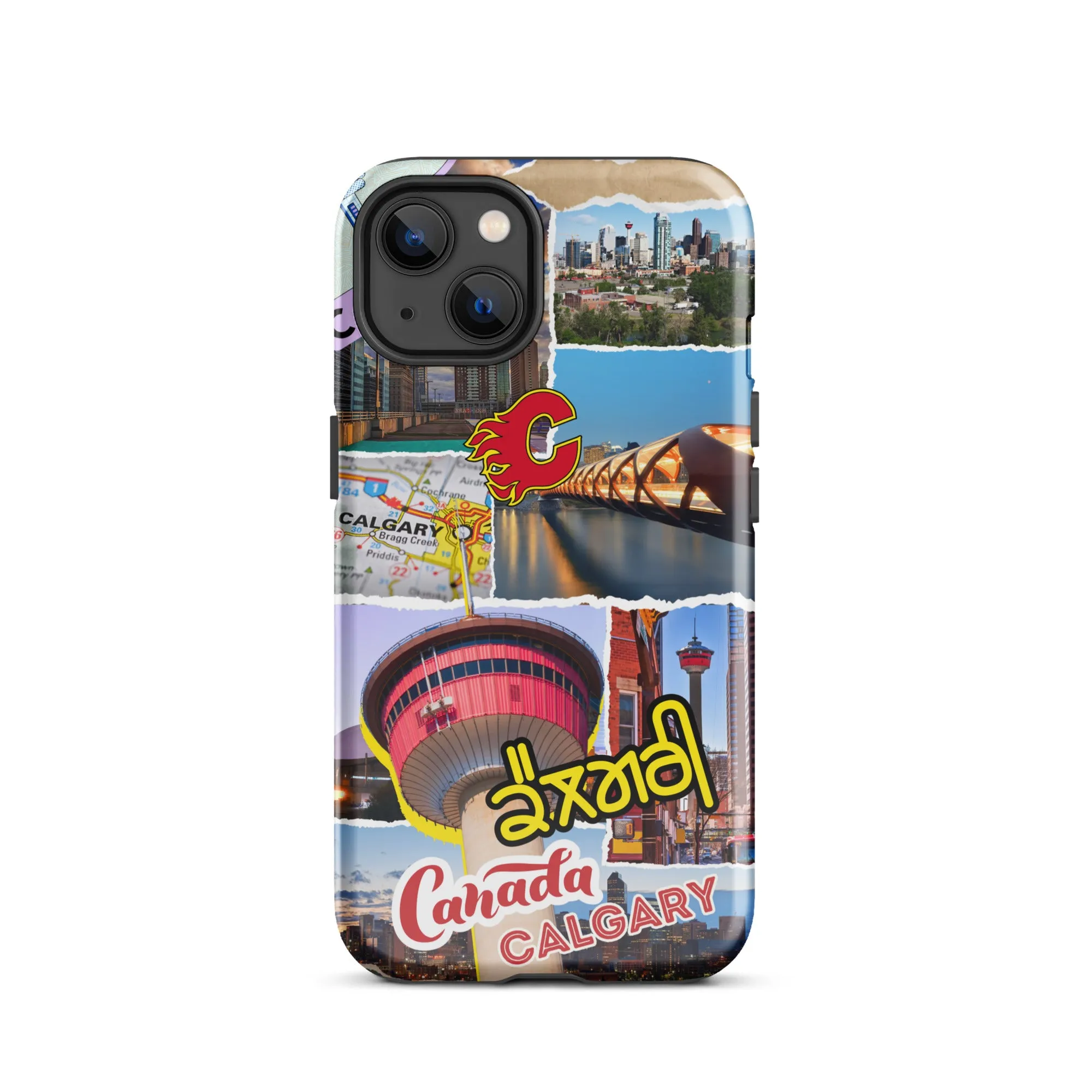 Calgary Collage Premium iPhone Case