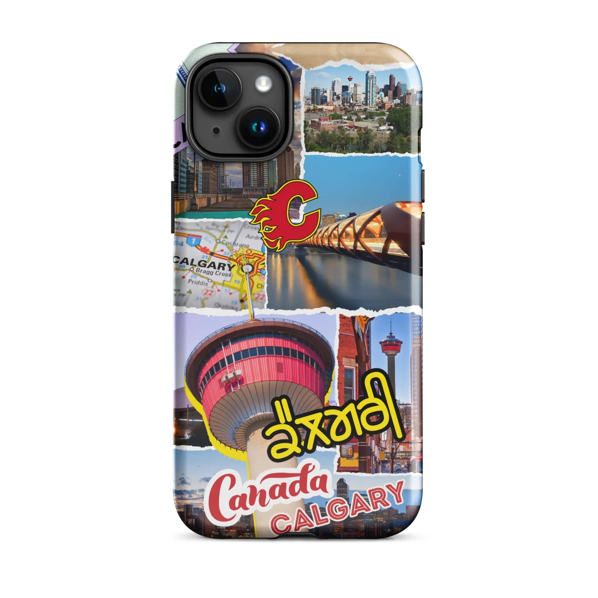 Calgary Collage Premium iPhone Case