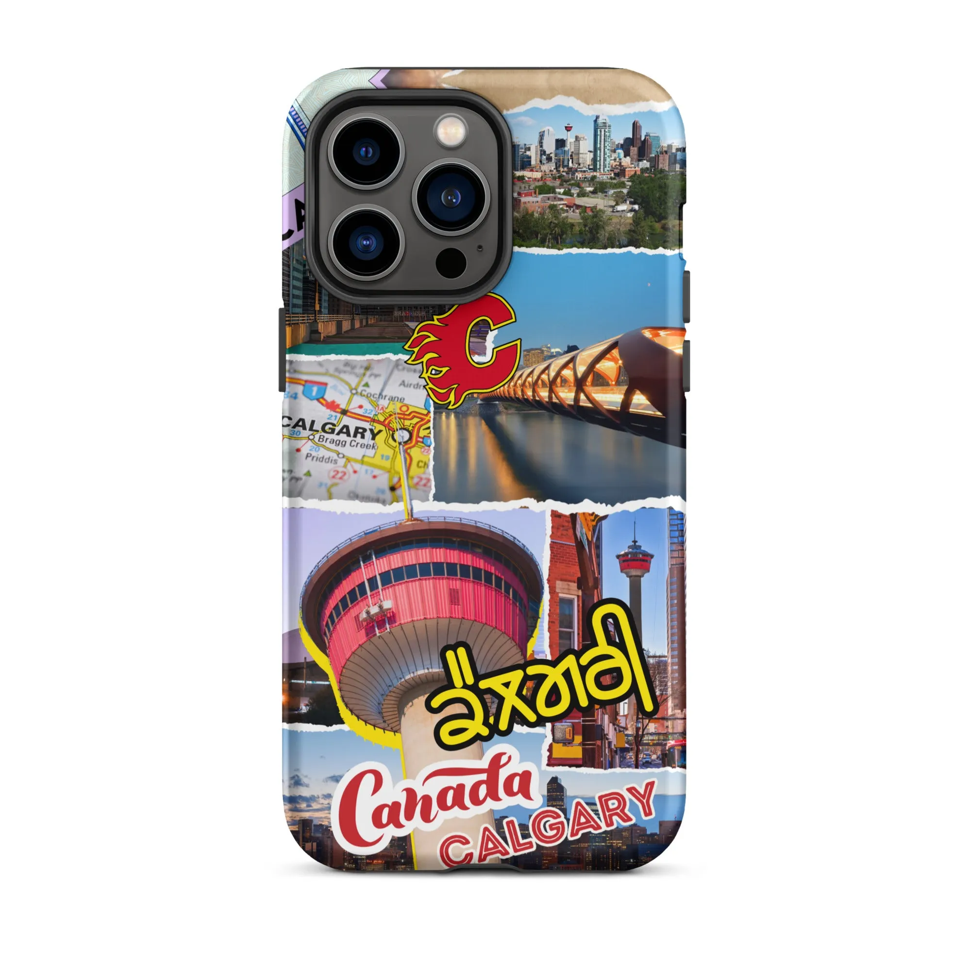 Calgary Collage Premium iPhone Case