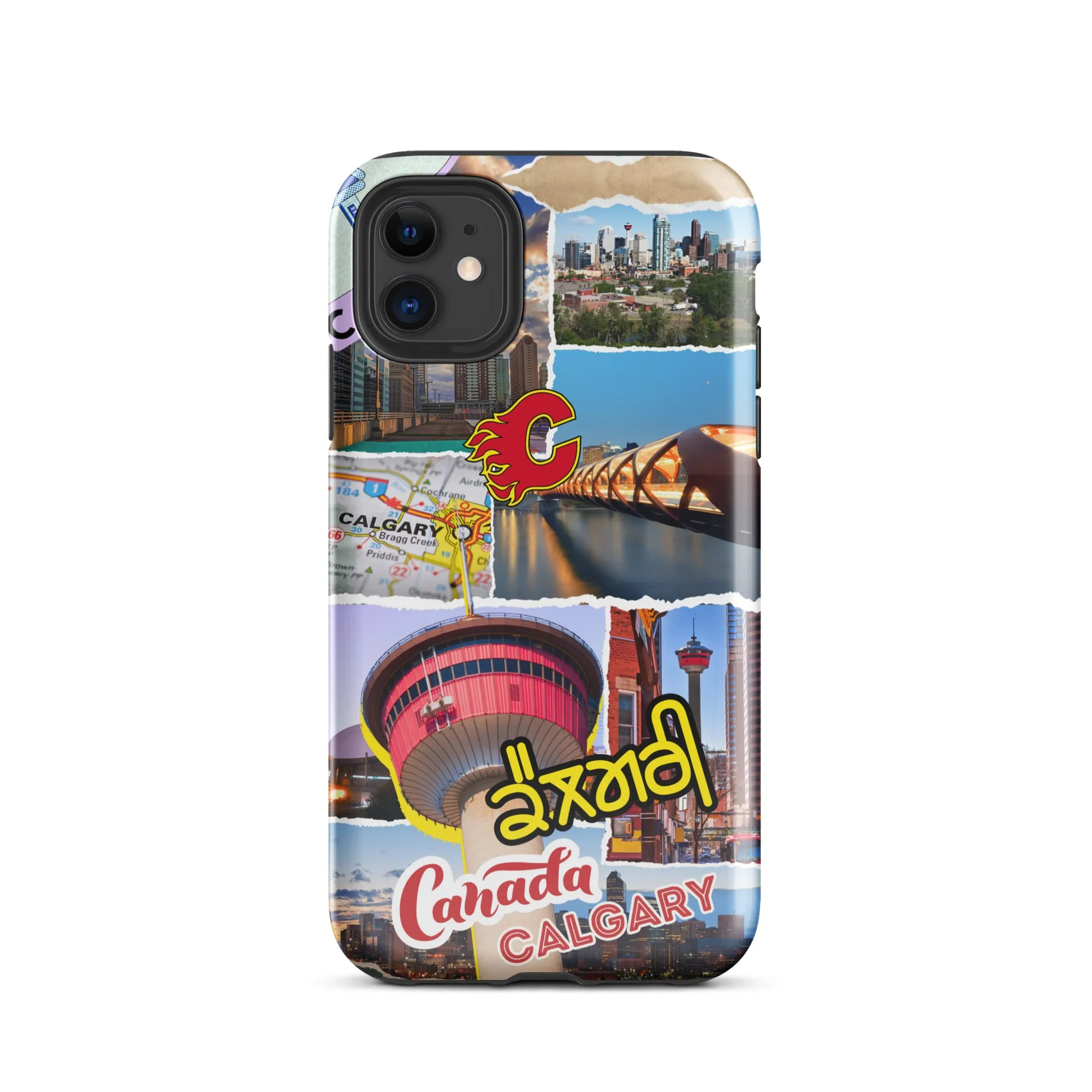 Calgary Collage Premium iPhone Case