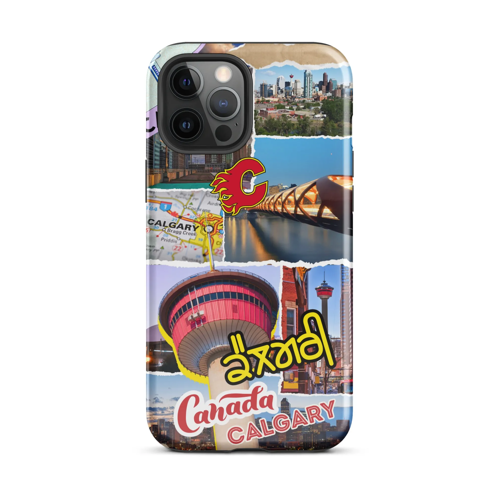 Calgary Collage Premium iPhone Case