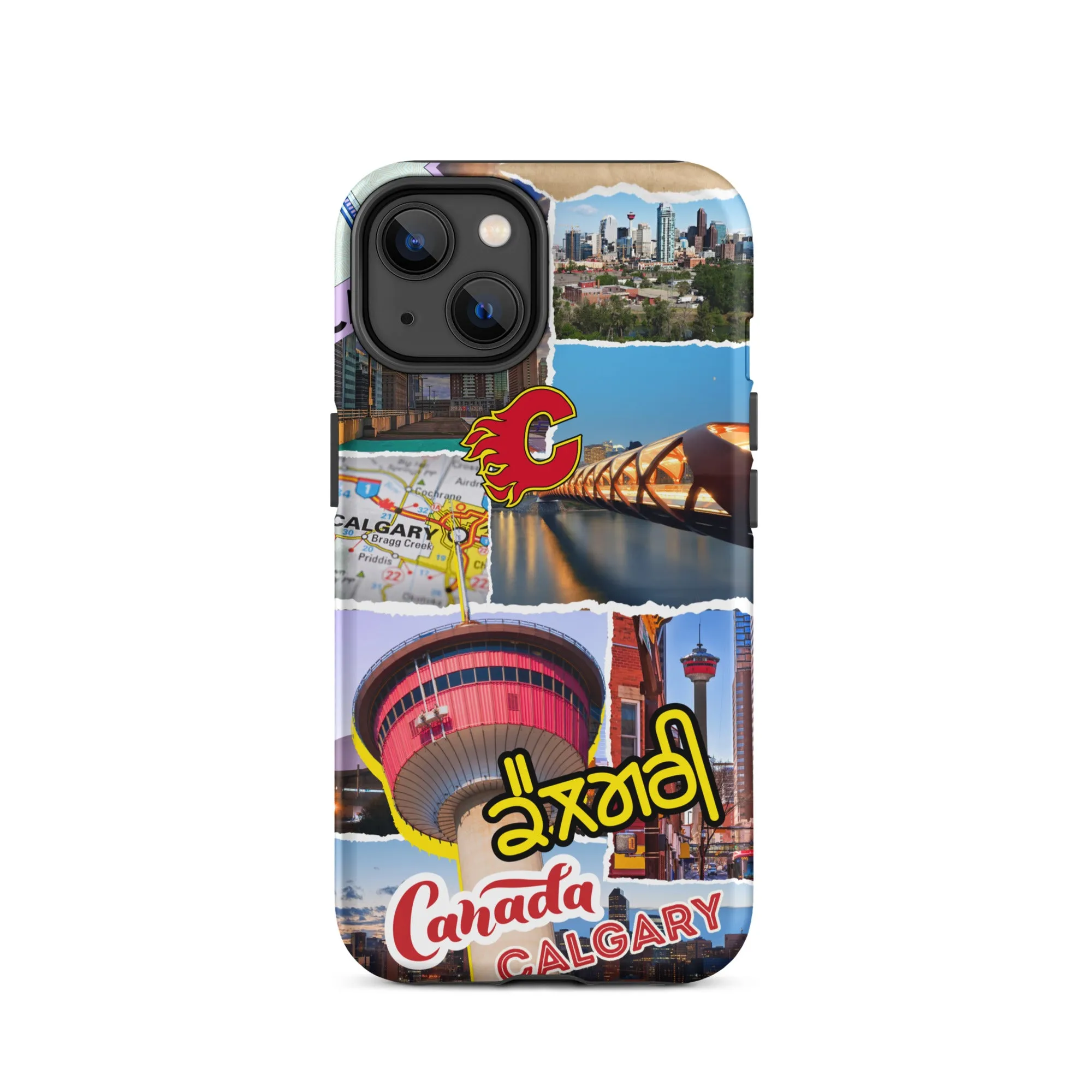 Calgary Collage Premium iPhone Case