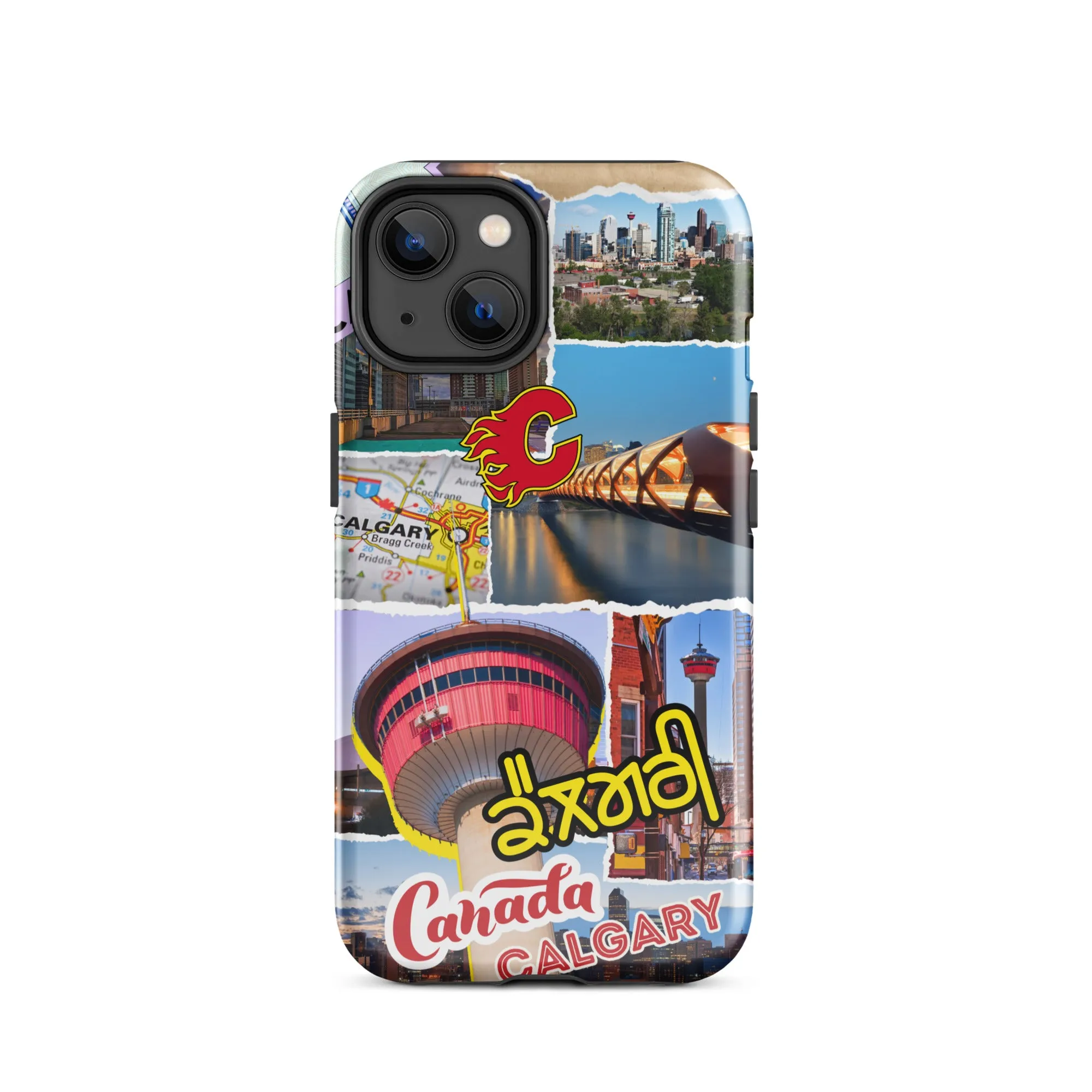 Calgary Collage Premium iPhone Case