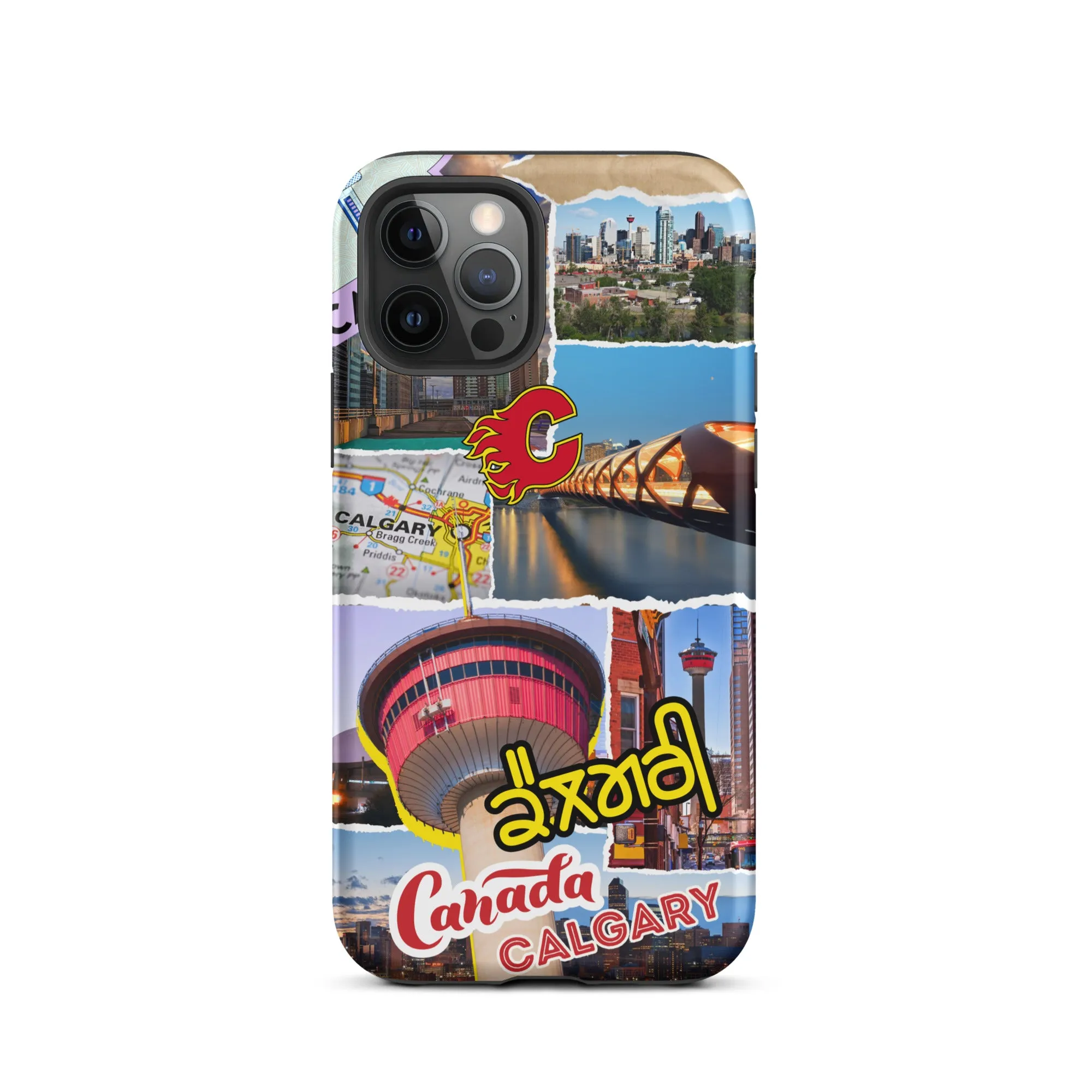 Calgary Collage Premium iPhone Case