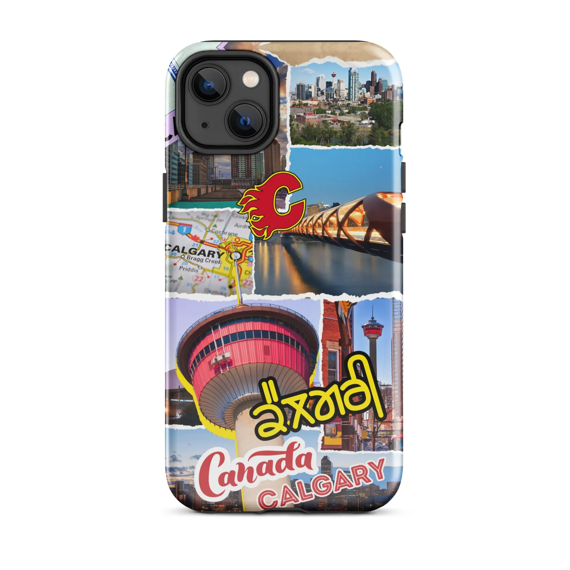 Calgary Collage Premium iPhone Case