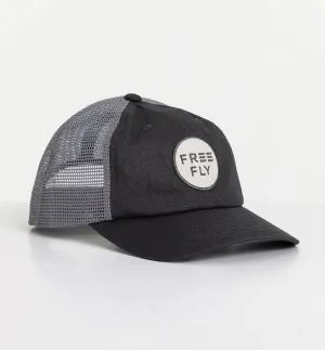 Free Fly Low Pro Badge Trucker Hat in Washed Navy