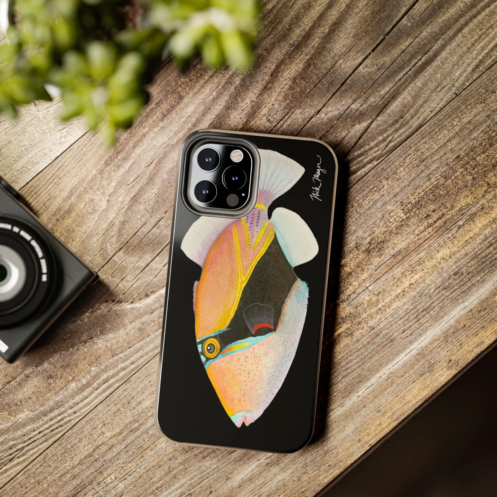 Humuhumunukunukuapua'a Black Phone Case (iPhone)