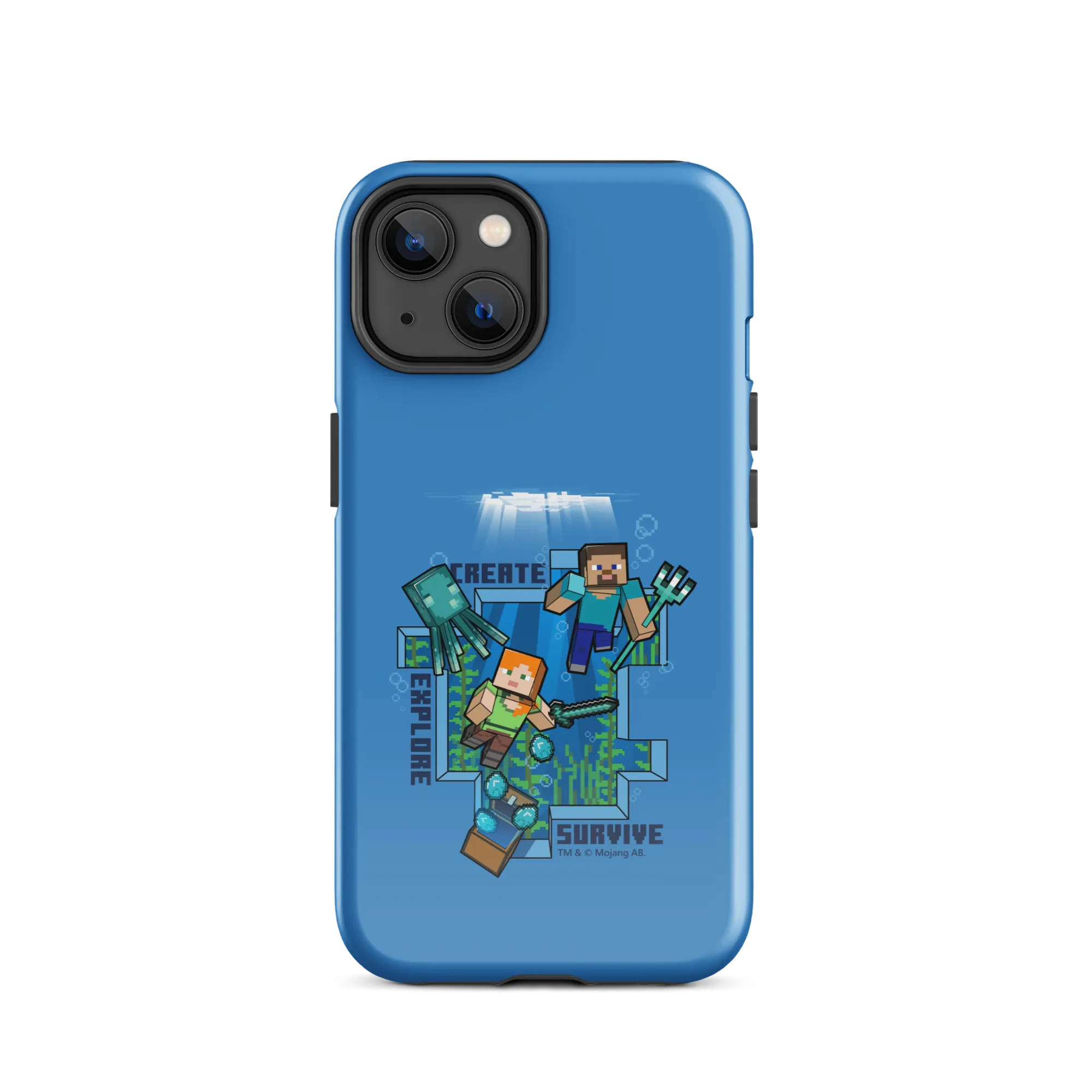 Minecraft Caves & Cliffs Create, Explore, Survive Tough Phone Case - iPhone