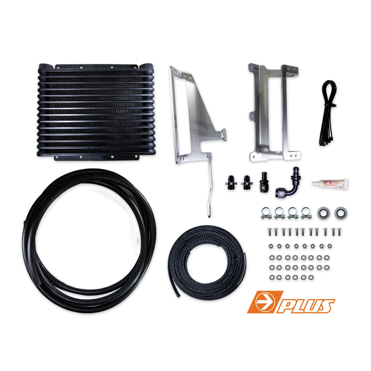 Transchill Arctic Black Transmission Cooler Kit TOYOTA LAND CRUISER 300 SERIES (TCB635DPK)