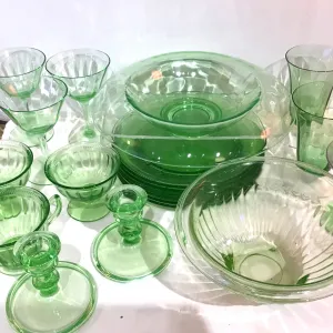 Vaseline Glass Dishes